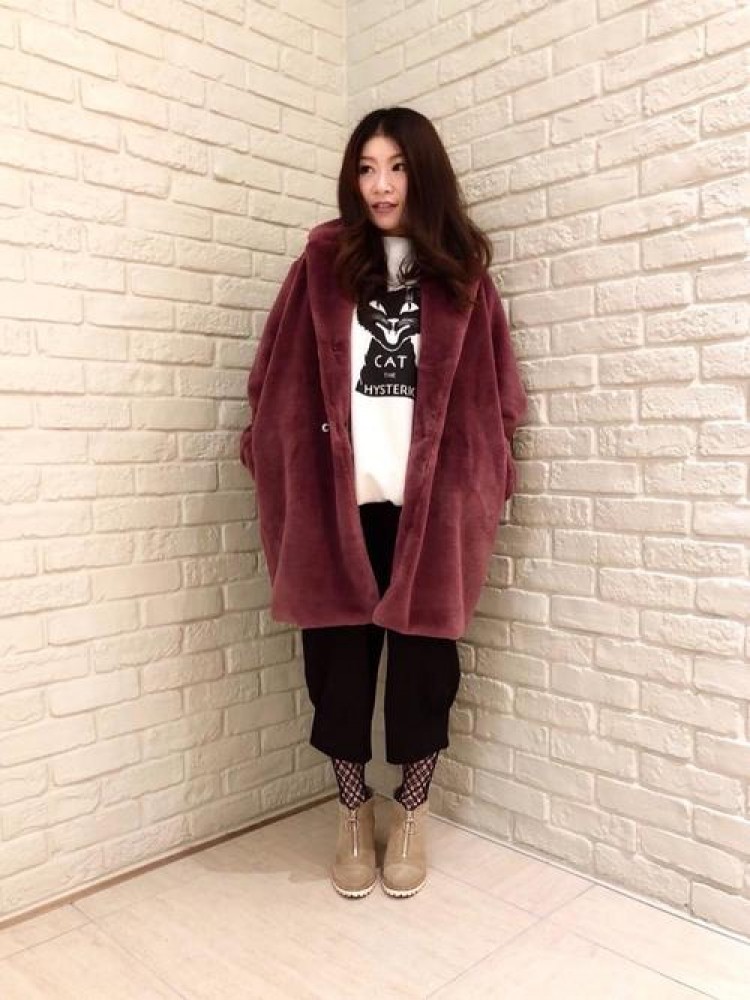 最適な価格 OZONE COMMUNITY HYSTERIC GLAMOUR ファー コート tdh