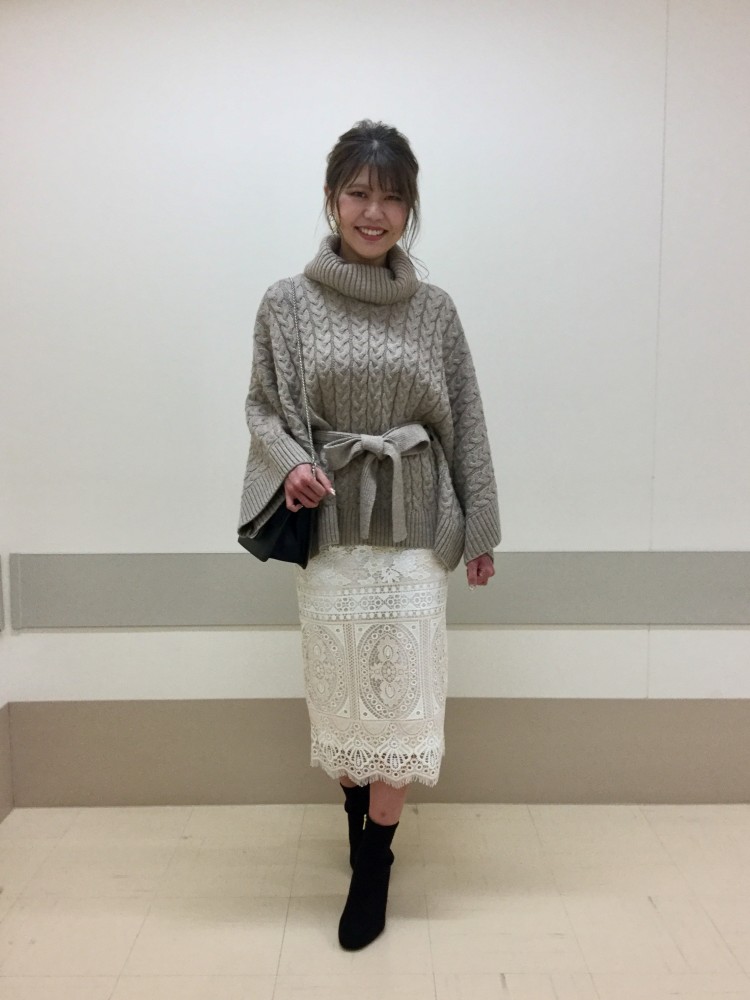 マーキュリーデュオ ニットポンチョ タカシマヤ ゲートタワーモール