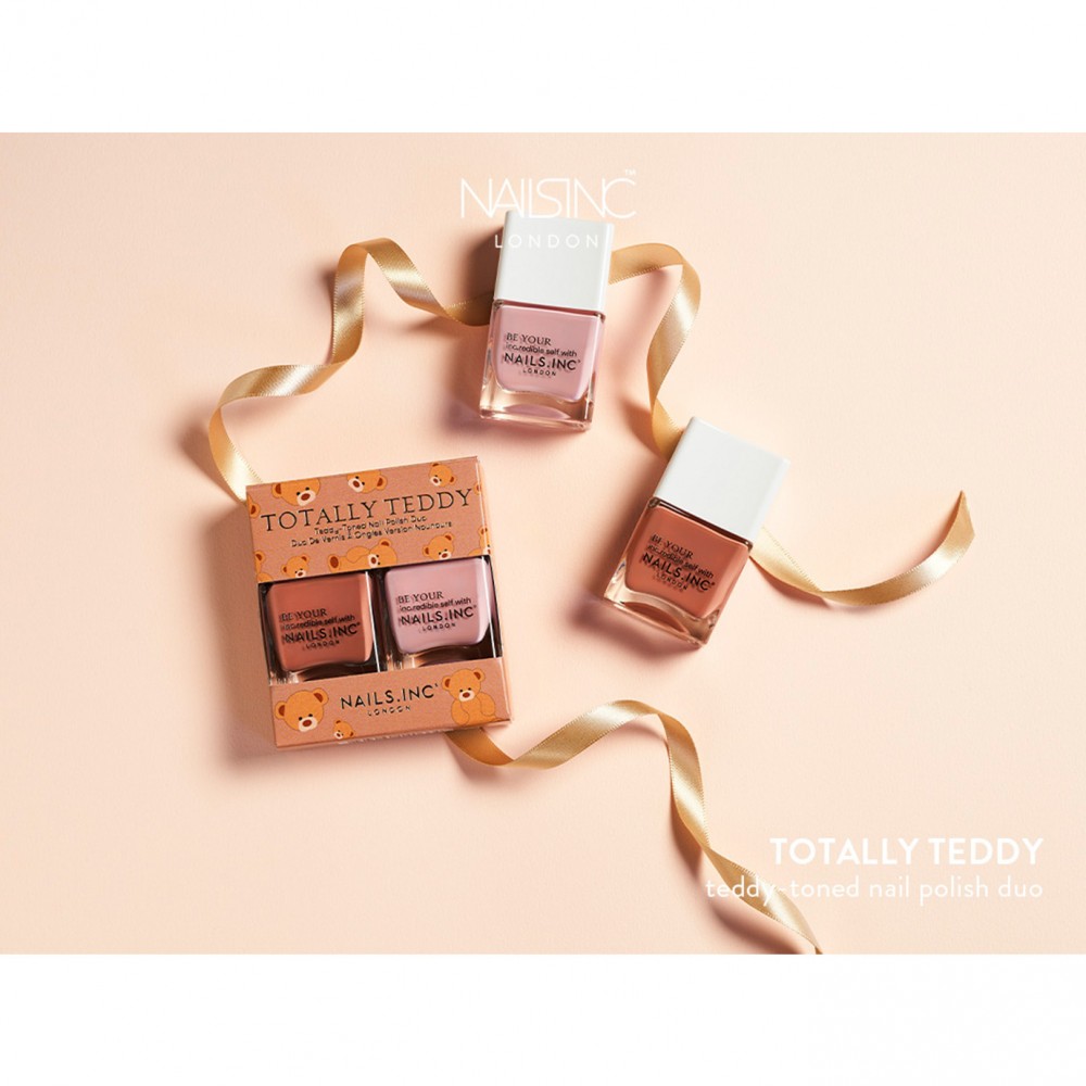 ネイルズ インク TOTALLY TEDDY teddy‐toned nail polish duo タカシマヤ ゲートタワーモール